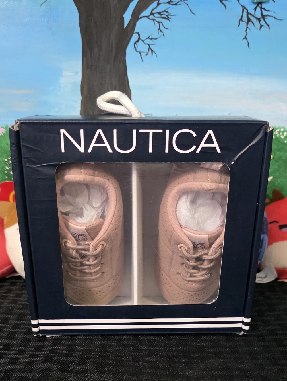 Nautica Baby Light Pink Lace-Up Sneakers
